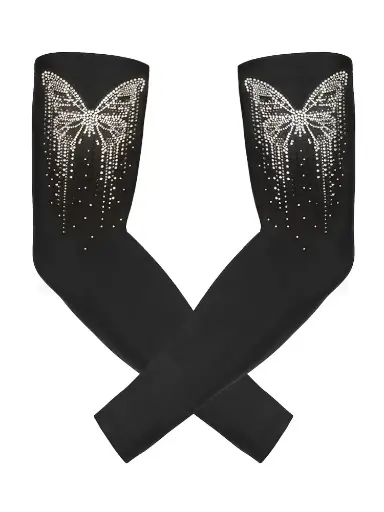 [SS1231-BLK] Butterfly Waterfall Solar Sleeves