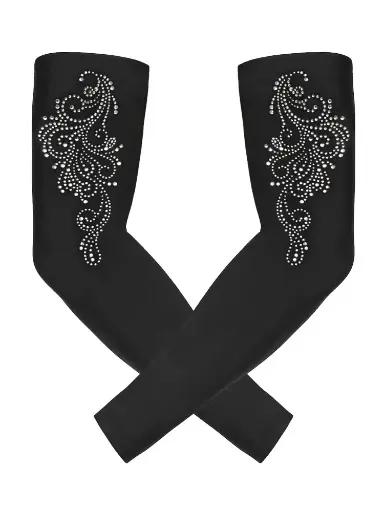 [SS2913-STUDS] Flourish Studded Solar Sleeve