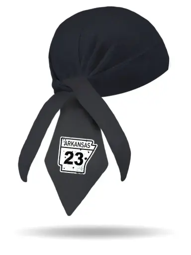 [TB-HW2825-WHITE] White Road Sign Headwrap