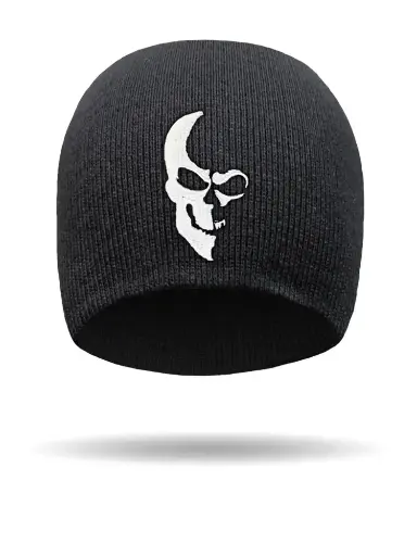 Half Skull Beanie