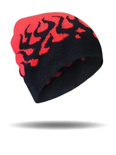 Tribal Flame Beanie