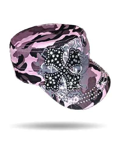 [CC2611-PINK] Paisley Cadet Cap