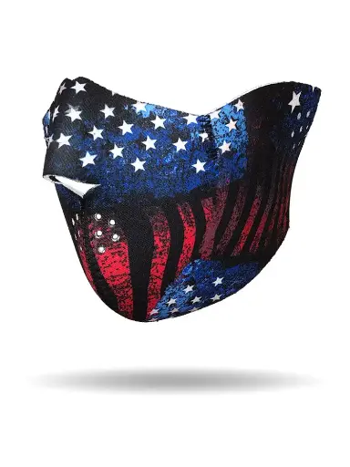 [FM2629-HALF] Patriotic Half Mask