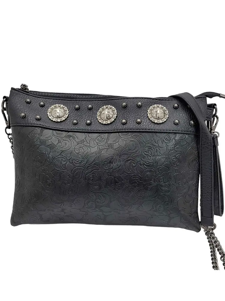 Tooled Conch Hip Bag