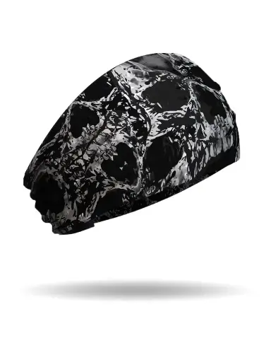 [KB2928-GRY] Skull Wars Knotty Band