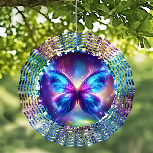 [WS1233] Butterfly Whirl Wind Spinner