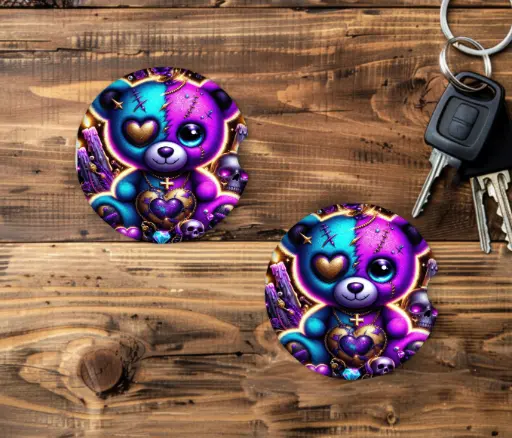 [CA2612] Phantom Bear Car Coaster